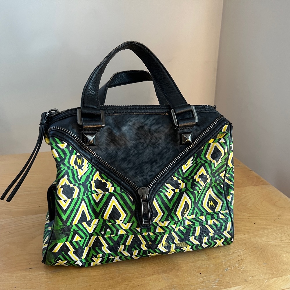 Rare L.A.M.B colorful Doctor Satchel Handbag